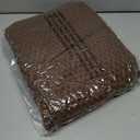 Dark Brown Throw Blanket, Chocolate Knit Throw Blanket for Couch, Soft Cozy Warm Lightweight Decorative Reversible Moss Stitch Knitted Blankets for Bed, 50x60 Inches, Chocolate Brown
