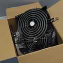 WB31M20 WB31M19 Porcelain Drip Pans and WB30M1 WB30M2 Electric Stove Burners Replacement for G*E Hot*Point Stove Top, Include 4 Pack Black Drip Pans and 4 Pack Electric Stove Element by Fetechmate