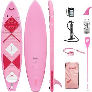 FREESUN Voyage 11’ x 32” Inflatable Stand Up Paddle Board, Stable Touring SUP for Long-Distance Cruising & Family,Heat-Fusion iSUP with Camera Mount,Extra Large EVA Pad for Dogs/Kids,Blue