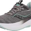 Saucony Women's Echelon 9 Sneaker (Size 8, Charcoal/Ice)