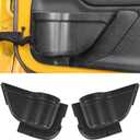 MIKKUPPA JK Storage Pockets - Front Door Pockets Compatible with 2011-2018 Jeep Wrangler JK JKU 2/4 Door, Interior Storage Accessories, Black 2PCs