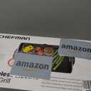 Chefman Electric Smokeless Indoor Grill w/ Non-Stick Cooking Surface & Adjustable Temperature Knob from Warm to Sear for Customized BBQing, Dishwasher Safe Removable Water Tray, Black