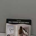 Picture Hangers Without Nails, Adhesive Wall Hooks for Bathroom,Bedroom and OfficePicture Hanging Hooks 13 lbs Load Max 13 Packs