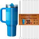 6-Pack Replacement Straws for Stanley Quencher Protour Flip Straw 30 OZ Cup, Straw for Stanley Pro Tour 30OZ Tumbler, Reusable,Made of Tritan,Dishwasher Safe,Food Safe,BPA Free,Clear