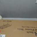 FUIOBYVV Twin Bed Frames, 18 Inch Heavy Duty Metal Platform Bed Frame Twin Size Support Up to 3500 lbs, No Box Spring Needed/No Shaking/Steel Slat Support/Noise Free/Easy Assembly