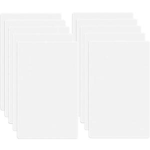 1-Gang Screwless Blank Wall Plate Cover Blank Switch Outlet Electrical Faceplate for Light Switch, Receptacle, Dimmers, USB Outlet, GFCI, Child Safe Cover Plate, White (10-Pack)