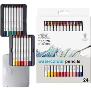 Winsor & Newton Studio Collection Artist Pencils, Watercolor Pencils, Set of 24