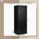 Cinnvoice Wood Cube Display Pedestal Stand 12 x 12 x 40 Inch Black Rustic Sculpture Riser Portable Indoor Plant Stand Mini Table for Sculpture Plant Gallery Pedestal Store Home Party Event Decor