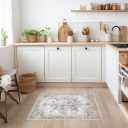 Area Rugs 2x3 Indoor Door Mats for Entryway 0.48inch Anti-Slip Kitchen Rug Washable Door Mats Indoor Throw Rug Faux Wool (Light Tan, 2 * 3)