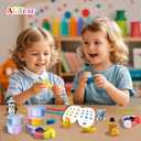 ARTPAR Air Dry Clay Kit for Kids-12 Animals Modeling Magic Clay,DIY Art Crafts Molding Clay Set,Ultra Light & Soft, Safe & Non-Stick with Sculpting Tools & Tutorials, Unique Gifts for Boys & Girls