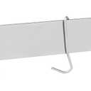 Cuisinart Chef's Classic 33-Inch Bar-Style Wall-Mount Pot Rack, Brushed Stainless