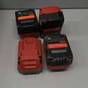 18V 6.5Ah Battery Replacement for Milwaukee M18 Lithium-Ion High Output Battery 48-11-1862 (4-Pack)