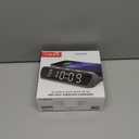 Timex Alarm Clock with Wireless Charger for iPhone, Android, and AirPods - Black (TW14B)