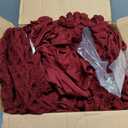 Fanfanwin 3 Pcs Sofa Slipcover Set for Couch Cushion Durable Washable High Elastic Stretchable Furniture Couch Covers with Skirt for Sofa Loveseat Arm Chair(Burgundy,Seersucker)