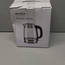 Electric Tea Kettles Glass for Boiling Water, Speed-Boil Electric Kettle,Hot Water Boiler Heater, Borosilicate Glass Teapot, Auto Shut-Off & Boil-Dry Protection, 1.8 Liter (glass)