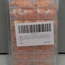 Toe Nail Tips, 300PCS Sharp Square Peach Pink Gel Nail x Tips French Tip Press On Nails for Women, Pre-applied Tip Primer & Base Coat Toenail Press Ons For DIY 15size