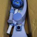 TONBUX Kids Scooter with Seat, 3 Wheels Scooter with PU Luminous Wheels, Non-Slip Handle and Wide Deck, Sensitive Brakes, 4-Level Adjustable Height, Scooters for Kids 28 Years (blue)