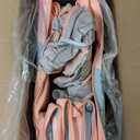 jessie 59" Portable Bath Tubs Adult with Lid, Foldable Bathtub, Hot & Cold Plunge Tub Ice Bath Tub fo Home Indoor & Outdoor Showers (XL(59.1''L x 33.9''Wx 19.7''H))