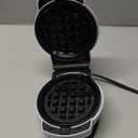 Baker's Friend 4 in 1 Mini Waffle Maker with Removable Plates, Set Includes Mini Pancake, Donut, Heart Shape Waffle Makers, Compact Size, Recipe Included, Blue