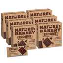 Natures Bakery Double Chocolate Brownie Bars, Whole Grains, Dates, and Cocoa, Plant Based, Dairy-Free, Snack Bar, 6 Count (Pack of 6) (EXP 01/29/27)
