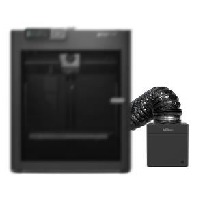 3D Printer Filtration System for Bambu Lab P1S/X1C, HEPA H13 & Carbon Air Purifier, Works with P2S/H2D & Enclosed Printers, Capture VOC & Ultrafine Particles for ABS/ASA/PLA/PETG/Nylon