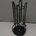 FlagShip Vertuo Pod Holder Coffee Pod Carousel Stand Storage for Nespresso Vertuoline, Small Size 360-Degree Rotation Wire Metal Black (20 Pods Capacity)