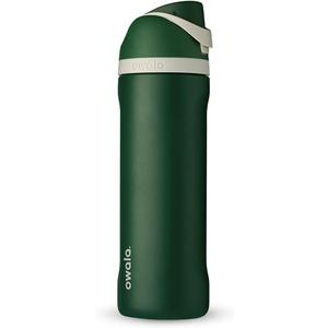 Owala Harry Potter FreeSip Insulated Stainless Steel Water Bottle with Straw, BPA-Free Sports Water Bottle, Great for Travel, 24 Oz, Slytherin