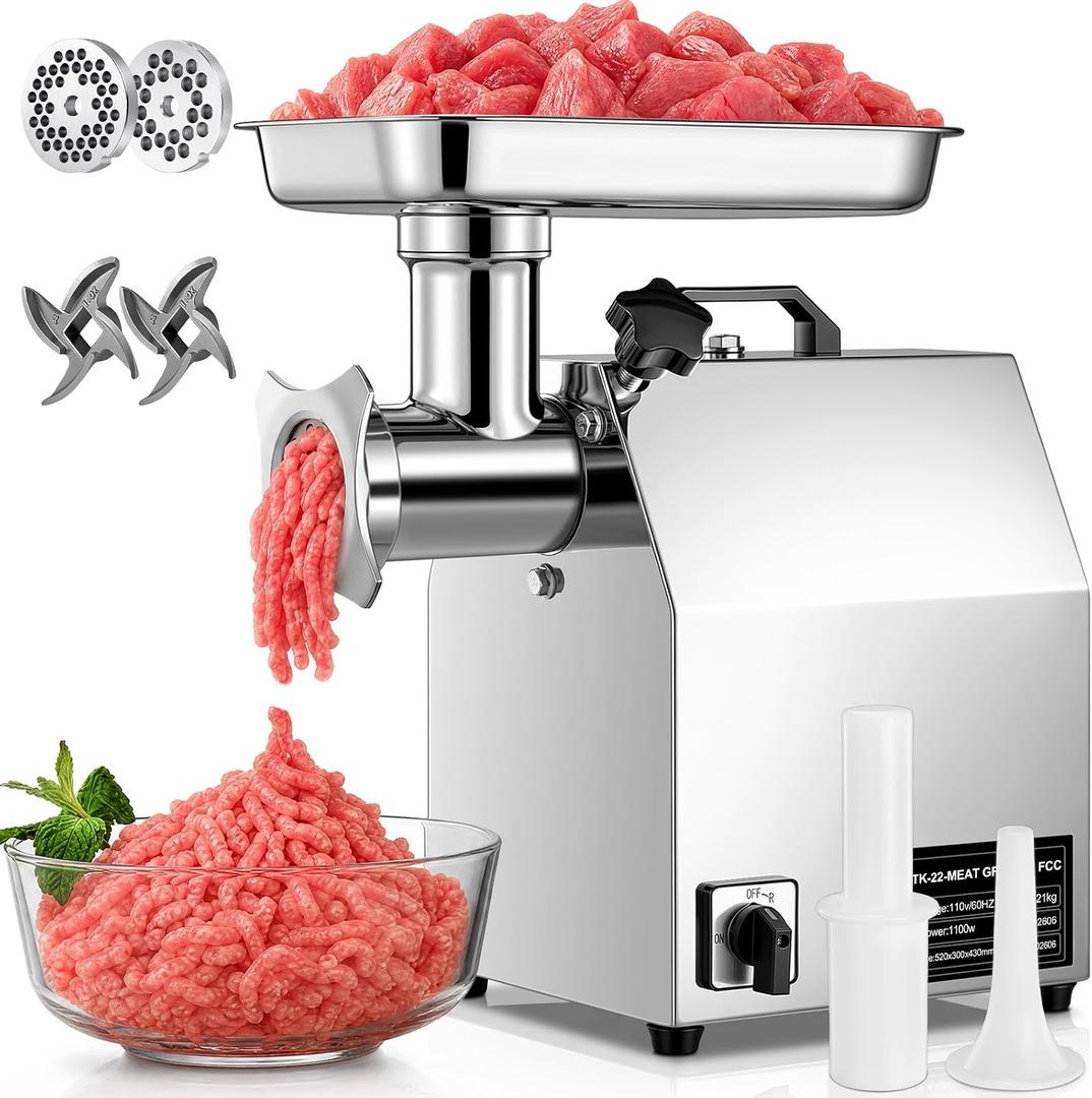 FOHERE #12 Commercial Meat Grinder 1.2HP Heavy duty