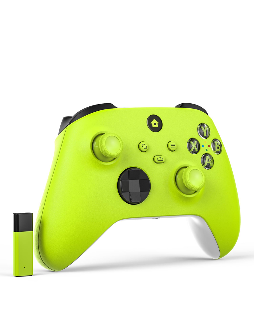 W&O Wireless Controller Compatible With Xbox One（Electric Volt）