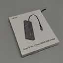 Acer USB C Docking Station Dual Monitor with 2 HDMI, 9-in-1 Laptop Docking Station with 4K@60Hz HDMI, USB A&C 3.0, SD/Micro SD, 100W PD, USB C Dock Compatible with Acer/Dell XPS/HP/Mac/Surface (15cm)