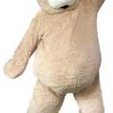 Bear Costume Adult, Plush Mascot Costume for Halloween, Christmas, Birthday Party, Valentine's Day Gifts (XXL(6.9FT))