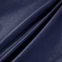 Round Fitted Tablecloth with Elastic Edge, Flannel Backed Vinyl Tablecloths, Wipeable Waterproof Plastic Table Cloth Fits 27" - 32" Round Table for Dining, Camping, Indoor and Outdoor, Dark Blue