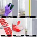 Edge Corner Protector Baby Proofing, Self-Adhesive Soft Strip Sharp Edge Protective Bumper Guards for Child Safety, Cabinet Door Desk Glass Table Bed Window Wall, 1.18INx4FT, Transparency