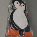 58" Large Penguin Outdoor Lighted Holiday Decoration for Christmas Easter, Stackable Handmade Outside Big Penguin Figures, Waterproof LED Light Up Easter Sign Decor for Yard Lawn Garden Home Indoor