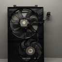 PartsFlow Radiator Cooling Fan Assembly for 2012-2013 Volkswagen Beetle/Passat for 2010-2013 Volkswagen Golf for 2006-2009 Volkswagen Rabbit for 2005-2013 Volkswagen Jetta 620-843