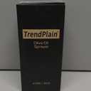 TrendPlain 16oz/470ml Glass Olive Oil Sprayer for Cooking – 2 in 1 Olive Oil Dispenser Bottle for Kitchen Gadgets and Air Fryer Accessories, Salad, BBQ - Black