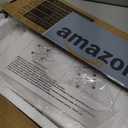 QEEIG Bathroom Floating Shelves for Wall - 15.7" Wall Mounted Shelf Over Toilet Farmhouse Home Decor Display Bookshelf Small 15.7 x 6.7 inch Set of 2, White (008-40W)