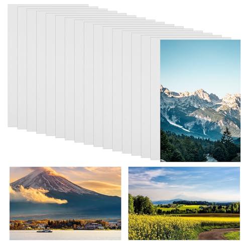 20 Pcs 8"X10" Sublimation Metal Photo Blanks，Aluminum Photo Sign Blank Suitable for Backdrop Panels, DIY Picture Frames, Poster Frames, and Desktop/Wall Decorations(0.45mm Thickness)