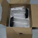 2 Pack Double Walled Insulated Coffee Mugs with Silicone Lids, 12 OZ Reusable Coffee Cups, Cappuccino, Tea, Latte, Iced Coffee Cups, Travel Mugs, Heat Resistant