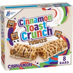 Cinnamon Toast Crunch Cereal Treat Bars, Snack Bars, 8 Ct, 6.8 oz (EXP 05/18/26)