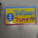 Balloon Pump Hand Held, Inflator Air Pump for Balloons - 2Way Dual Action, 2Pack: Friends can Help - Easy to Use,  - Sturdy Ballon Inflator Pump