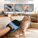 Pet Hair Removal Glove - Electrostatic Magic Brush Gloves Pet Hair for Dogs and Cats, The Magic Brush Pure Path Yomi Pet Grooming Needs, Fur Remover for Furniture, Clothes, Car Seats