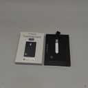 SPOTMINDERS Mens Valentines Day Gifts for Him Apple MFi Certified Credit Card Wallet Tracker PRO (iOS Only) 0.07in Works with Apple Find My Rechargeable Tracking Card IP68 Slim Passport Item Finder Black PRO, Pack of 1