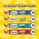 Temptations Creamy Puree Squeezable Lickable Cat Treats, Wet Cat Treats with Beef, Salmon, Chicken, and Tuna Variety Pack, 0.42 oz. Tubes, 48 Count (EXP 10/02/27)