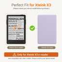 CoBak Magnetic Case for XTEINK X4, Ultra-Lightweight Protective Cover for Xteink X4 E-Reader, Secure Magnetic Attachment(Lilac Purple)