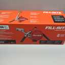 Fill-Rite FR152 Piston Hand Pump with Hose & Nozzle Spout, Red, Piston Pump w/Accessories