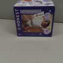 The Honest Company Comfort Dry Disposable Overnight Diapers for Sensitive Skin, Hypoallergenic, Baby Cozy Cloud and Star Signs Design Club Box Size 4 (2237 lbs) 48 Count