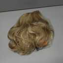 Haloo Blonde Bob Wig for Women Lace Front Hairline Short Soft Wavy Curly Natural Looking Middle Part Synthetic Hair Wigs for Daily Party, 11 Inch Dirty Blonde