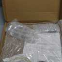 YestBuy 4 Tier Cupcake Stand Acrylic Tower Display with LED Light Premium Holder Dessert Tree Tower for Birthday Candy Bar Dcor Weddings, Parties Events (Yellow Light)