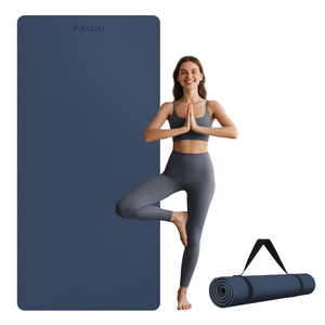 PAIDU Extra Long Wide Yoga Mat （10mm）thick Non-Slip Exercise Mat | Extra large 76"x33" mat, ideal for yoga, Pilates & home gym, with non-slip grip & cushioning for all exercises.